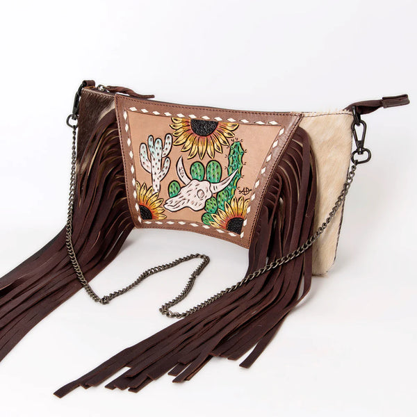 American Darling Cactus Tooled with Fringe Purse – Western Edge, Ltd.