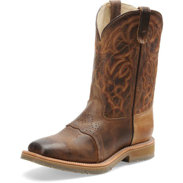 Double H Men s Dwight Old Town Steel Wide Square Toe Roper