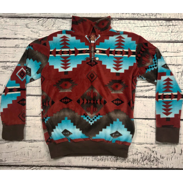 Men's Red Canyon Pullover – Western Edge, Ltd.