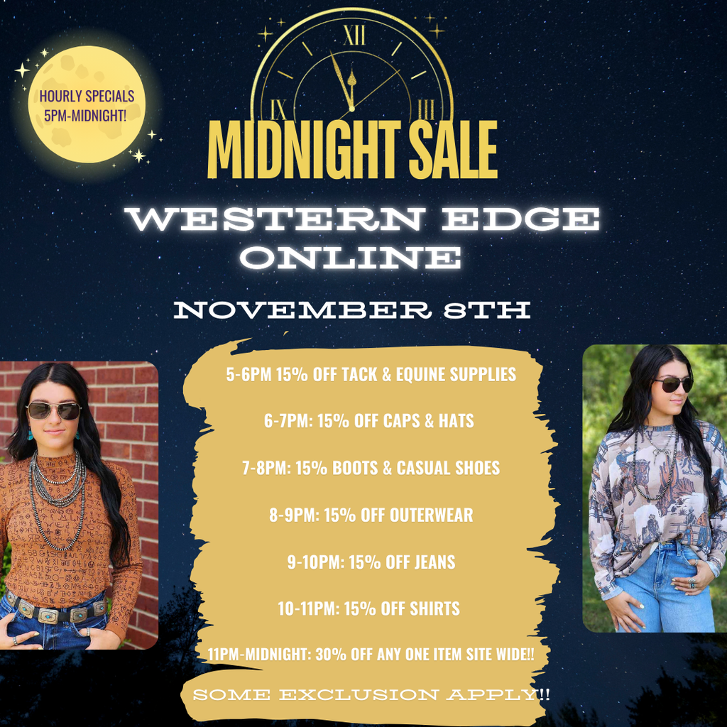 Western Edge ONLINE Midnight Sale