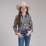 Roper Girl's SantaFe Aztec Shirt