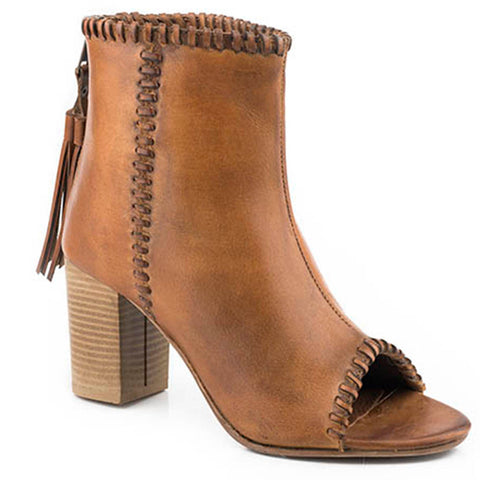 Women's Betsy Burnished Tan Heels by Roper