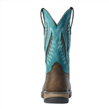 Ariat Women's Chocolate & Turq Ventek Composite Toe