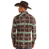 Rock & Roll Men's Pearl Snap Long Sleeve