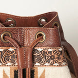 American Darling Tooled Saddle Blanket Backpack