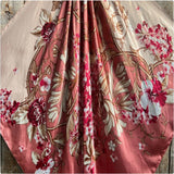 Rodeo Drive Pink Floral Print Wild Rag