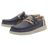 Hey Dude Men's Wally Free Natural Blue Shoes