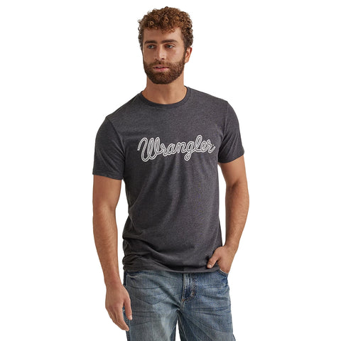 Men's Rope Logo T-Shirt in Heather from Wrangler
