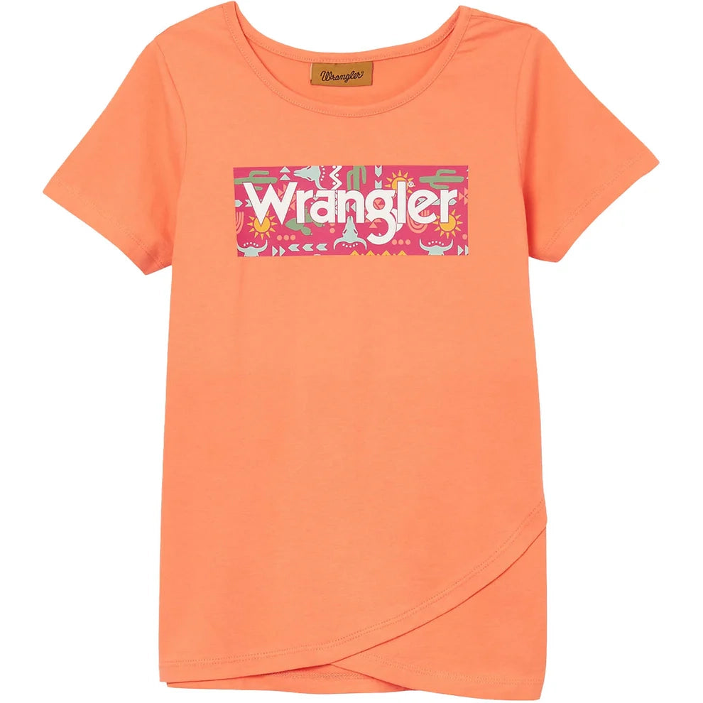 Wrangler Girl's Logo Short Sleeve Tee