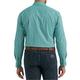 Wrangler Men's Teal 20X Competition Shirt