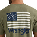 Men's Stars & Stripes Flag Graphic Tee from Wrangler