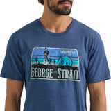 Men's George Strait Short Sleeve Graphic Tee from Wrangler