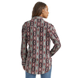 Women's Checotah Boyfriend Western Snap Shirt by Wrangler