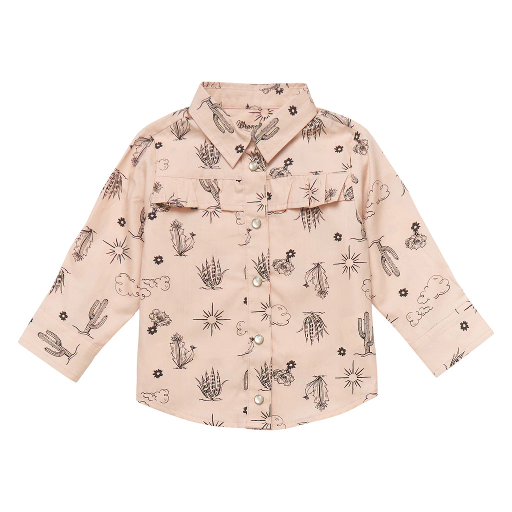 Infant Girl's Cactus Long Sleeve by Wrangler