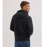 Brown Wrangler Denim Logo Hoodie Back View