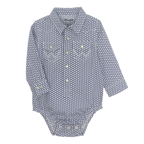 Blue Print Western Snap Onsie