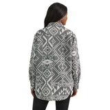 Wrangler Black Jacquard Aztec Shacket