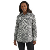 Wrangler Black Jacquard Aztec Shacket