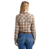 Wrangler Women's Plaid Button Down Long Sleeve