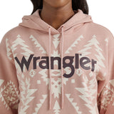 Wrangler Women's Pink Aztec Hoodie