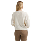 Wrangler Cream Boot sweater back view