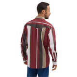 Wrangler Vintage Red and Brown Striped Shirt