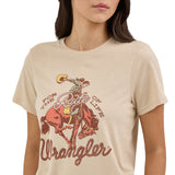 Wrangler Women's Tan Ride of Life Bronc Tee