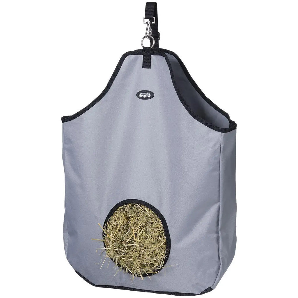 Nylon Hay Bag in Grey by Tough 1