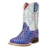 Girl's Mermazing Sea Princess Square Toe Boot by Tin Haul