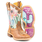 Girl's Cactilicious Square Toe Boot from Tin Haul