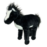 Black & White Plush Horse