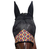 Showman Southwest Print Fly Mask with Ears