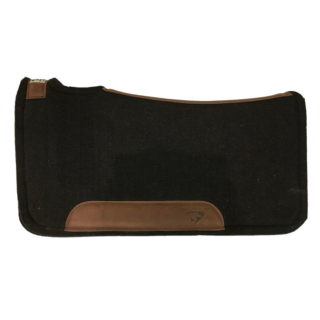 Diamond Wool Pad Co. Contoured Wool Felt Saddle Pad