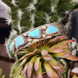 " Jude " Kingman Turquoise Bedrock Cuff