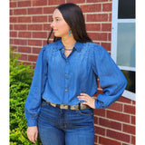 Cowboy Blues 2.0 Blouse