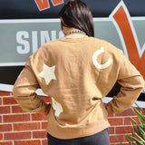 Western Textured Sweatshirt