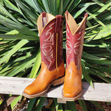 Olathe Woman's Tan Bison Sangria Boots