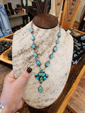 " Elle " Sonoran Gold Turquoise Necklace