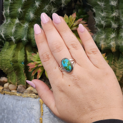 Sonorant Gold Turquoise 1 stone ring 