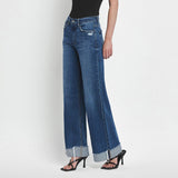 Flying Monkey Women's Baggy Wide Jeans