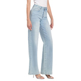 Veveret Women's High Rise Wide Leg Jeans