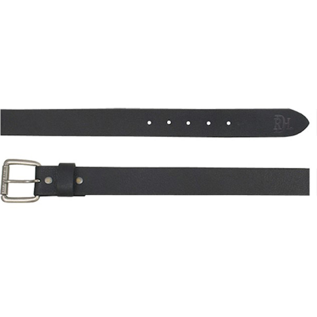 Men's Natural Grain Black Leather Belt