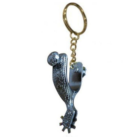 Shiloh Black Spur Key Chain