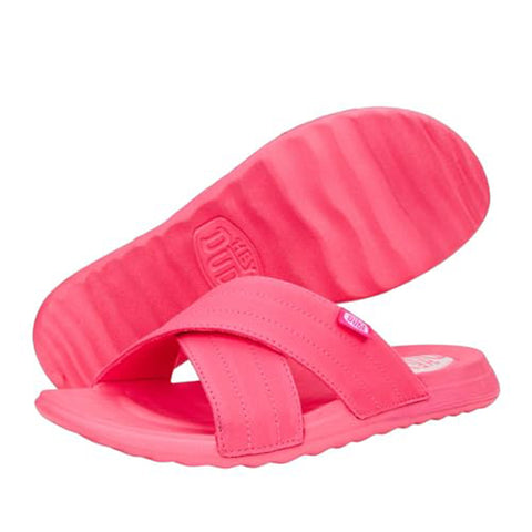 Hey Dude Double Strap Pink Sandals
