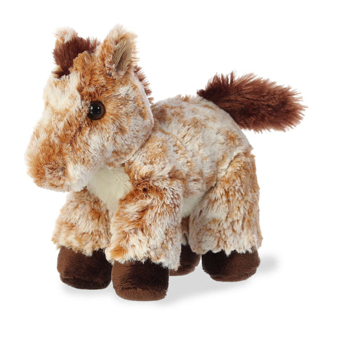 Aurora Mini Flopsie Mocha Horse Plush Toy