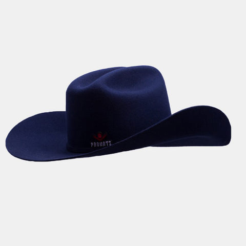 Pro Hats Navy Blue felt cowboy hat