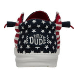 Hey Dude Wally American Flag Shoe