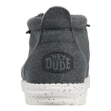 Hey Dude Wally Mid High Grey Canvas Shoe