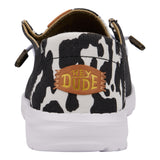 Hey Dude Women's Wendy Animal Black Cow