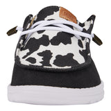 Hey Dude Women's Wendy Animal Black Cow